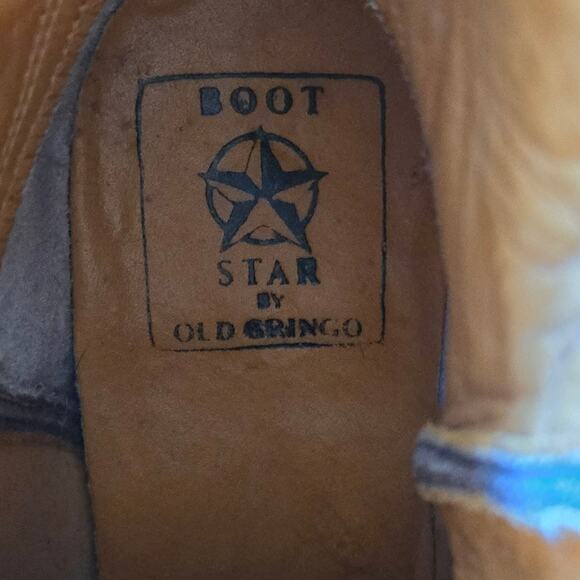 Old Gringo Sora Chocolate Brown Distressed Leather Short Western Boots Size 7.5 - Picture 8 of 8